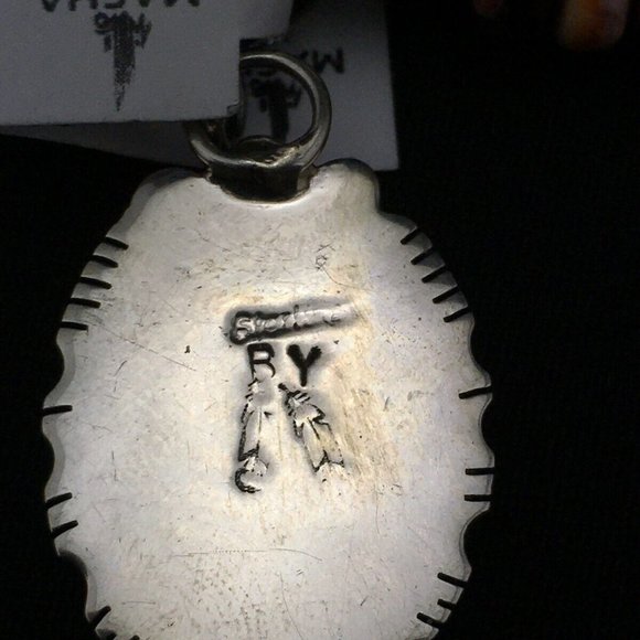 Women's Gift Navajo Purple Necklace Pendant Ln 22 - Picture 12 of 12